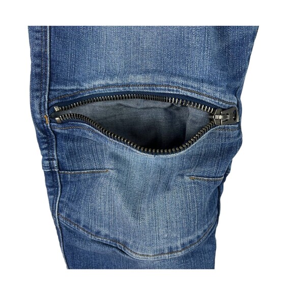 G-Star Raw 5620 3D Slim Jeans  Men's Size 34  Knee Zip Pocket  Button-Fly - Picture 7 of 16